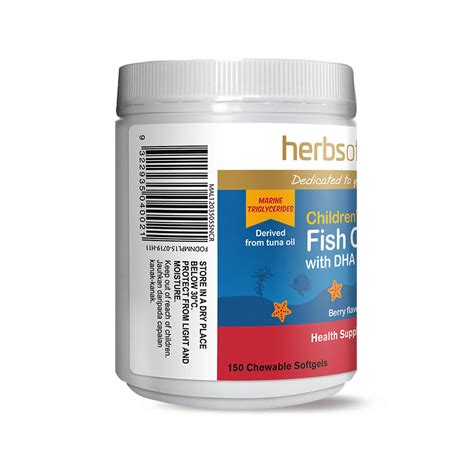 Children's Fish Oil with DHA & EPA - Herbs of Gold Malaysia