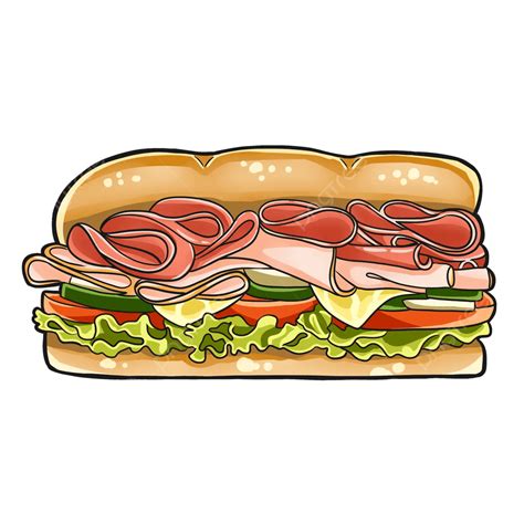 Subway Italian Bmt Sandwich, Subway, Sandwich, Italian Bmt PNG ...