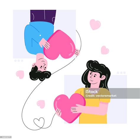 A Flat Illustration Of Marriage Proposal Stock Illustration - Download ...