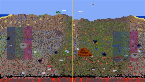Predicting Shimmer Location: Easily Find Shimmer in Medium and Large Worlds : r/Terraria