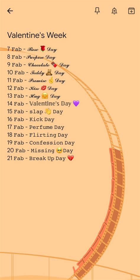 Valentine's week From 7 Fab To 21 Fab | Valentine's week, Flirting day ...