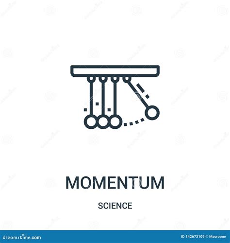 Momentum Line Icons Collection. Thrust, Impetus, Acceleration, Force ...