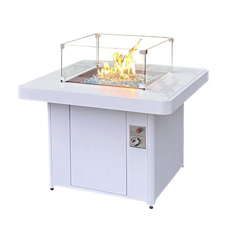 Image result for Rectangular Propane Fire Pit Table