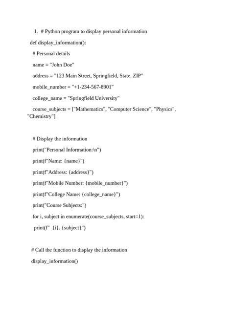 Image result for Python Practical PDF