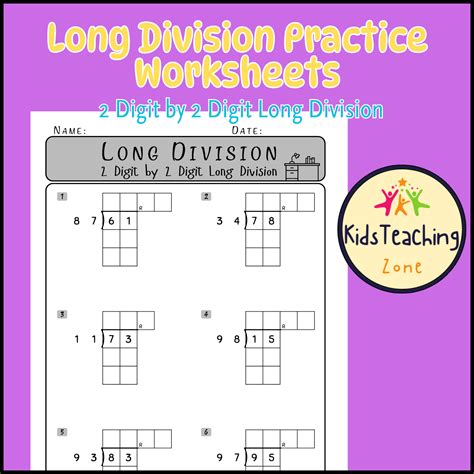 Image result for Long Division Method with 2 Digit Numbers