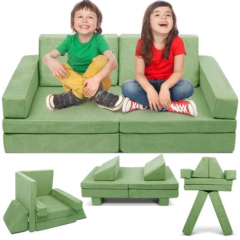 Buy Betterhood Modular Kids Play Couch Child Sectional Sofa Imaginative ...