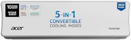 Godrej 1 Ton 3 Star Inverter Split AC (Copper, 2022 model, 5-in-1 ...