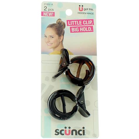Buy Scunci fish claw clips 2 ct, Multi-Colored Online at Lowest Price ...