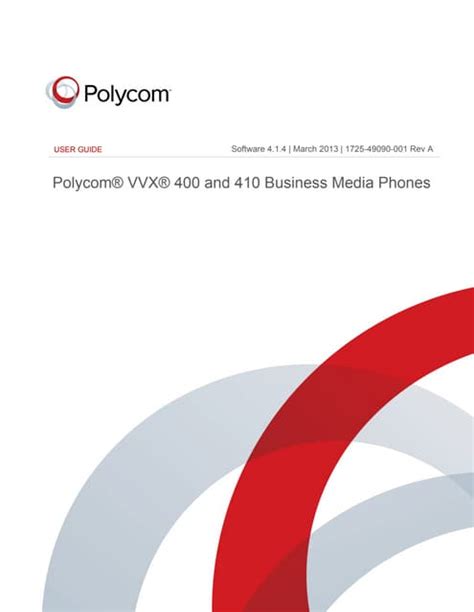 Image result for Polycom VVX User Guide