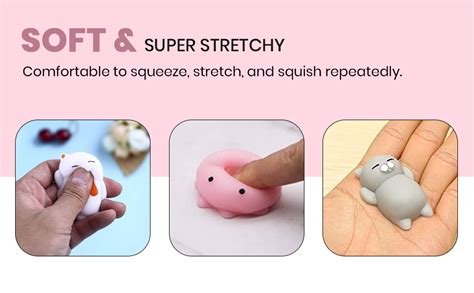ANAB GI Squishies Mochi Toys, Mini Kawaii Squishy Forest Animals ...