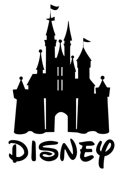 Disney Castle Silhouette | Disney castle silhouette, Disney silhouette ...