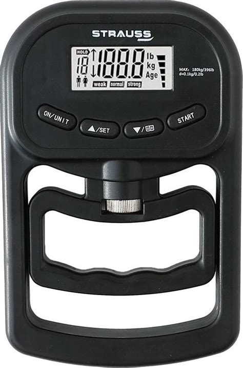 Strauss Digital Gym Hand Grip-Counting Grip Kit-Finger Exerciser,Grip ...