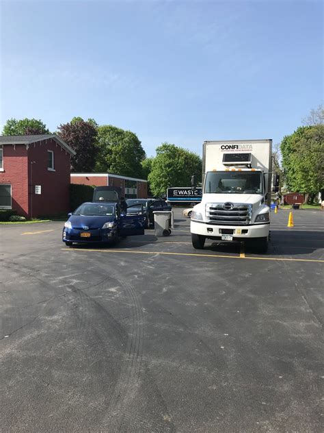 Drive-thru shredding at Jervis Public Library, Jervis Public Library ...