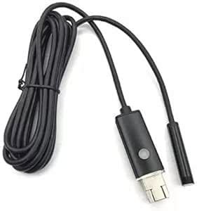 Saksham Trader 5 mtr Video Cable 5 m Video Cable 6 LED Borescope Camera ...