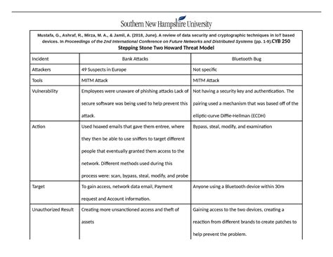 CYB 250 Stepping Stone Two Fern - Mustafa, G., Ashraf, R., Mirza, M. A ...