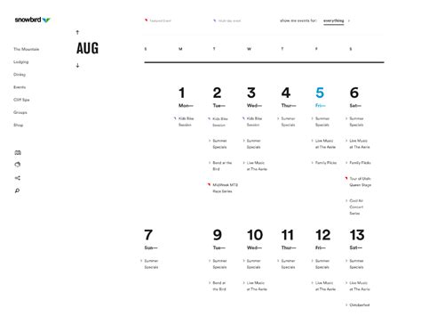 Image result for Event Calendar Design