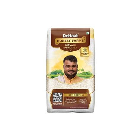 DeHaat Honest Farms Pesticide Free Biryani Basmati Rice 1 KG : Amazon ...