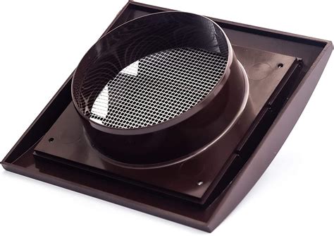 Buy Vent Systems 4'' Inch Brown Air Vent Cover, Pack of 2, Dryer Vents ...