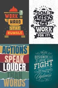 Inspire & Aspire: Motivational Quotes Poster Collection With UV Coated ...
