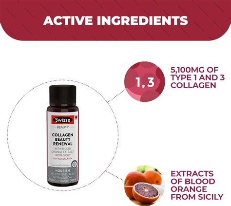 Buy SWISSE COLLAGEN BEAUTY RENEWAL SUPPLEMENT WITH BLOOD ORANGE EXTRACT ...
