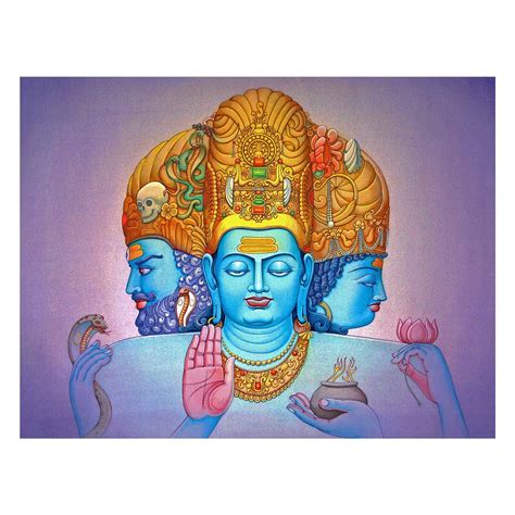 Brahma Vishnu Shiva Trinity