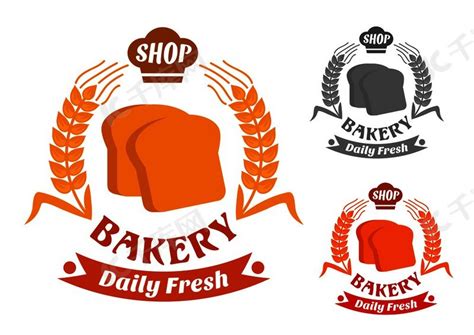 面包店和面包店的标志，标签，徽章和设计元素。素材-高清图片-摄影照片-寻图免费打包下载
