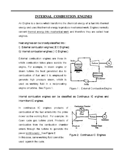 Internal Combustion Engines Overview (Elective) (ME667) - Sixth ...