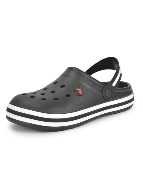 Buy ADDA TM-BOSS-222 Men Black Solid Clogs at Amazon.in