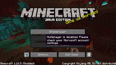Image result for Multiplayer Disabled Minecraft Java
