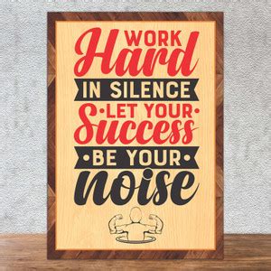 Poster Inspirational Motivational Quotes Work Hard sl-4719 (Wall Poster ...