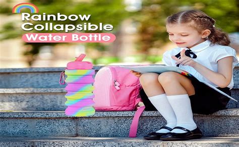 FunBlast Silicon Water Bottle, Expandable sipper Water Bottle for Girls ...