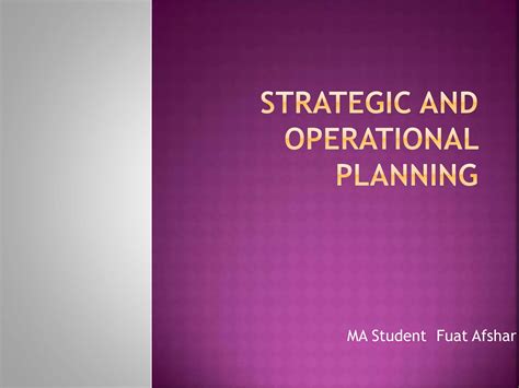 Image result for Operational Planning Strategies