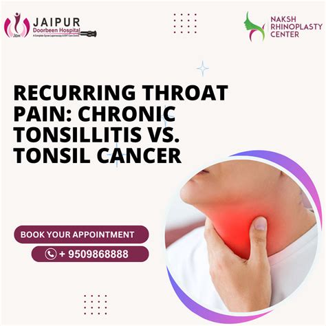 Recurring Throat Pain: Chronic Tonsillitis vs. Tonsil Cancer