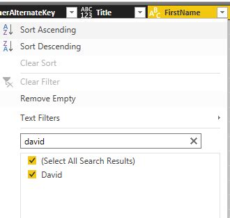 Image result for Power Query Filtering