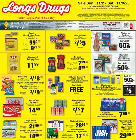 Longs Weekly Ad This Week - November 2025