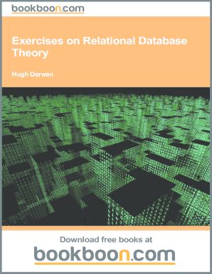Fillable Online Exercises on Relational Database Theory - JUfiles Fax ...