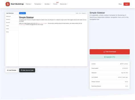 Image result for Simple Sidebar Bootstrap
