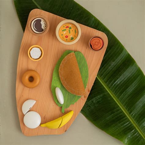 South Indian Platter – Wood-O-Kidz