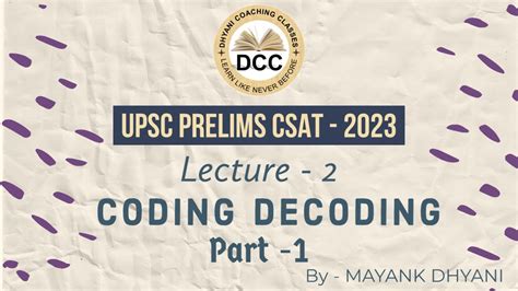 Image result for Coding/Decoding Questions UPSC CSAT