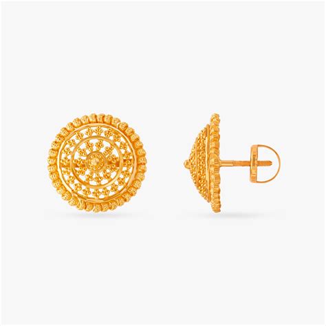 Dainty Rawa Work Stud Earrings