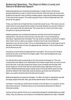 How To Write A Of Honor Speech by Of Honor Speech Exles Alisen Berde How To Write A Of Honor Speech