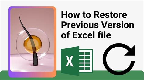 Image result for Restore Excel Files Using File History