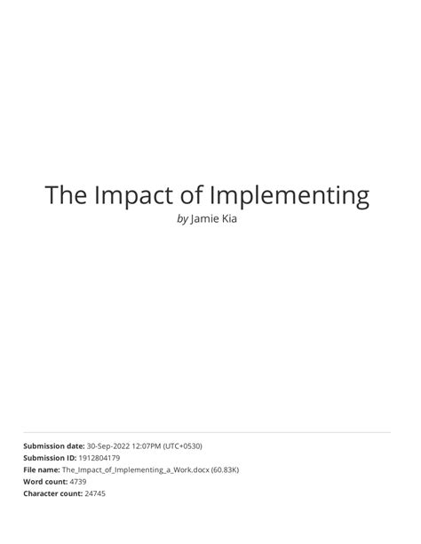 Image result for Intent Implementing Impacts