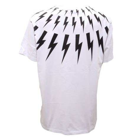 8436AI maglia uomo NEIL BARRETT men slim fit t-shirt white