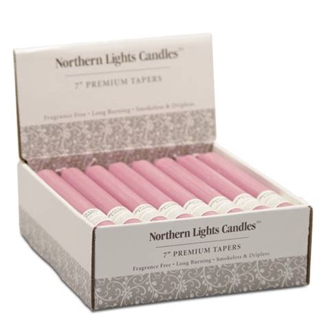 Buy Northern Lights Candles NLC Premium Tapers, 24-Piece, 7-Inch, Dusty ...