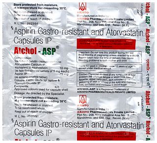 Atchol Asp 10/75 MG | Order Atchol Asp 10/75 MG Capsule Online at Truemeds
