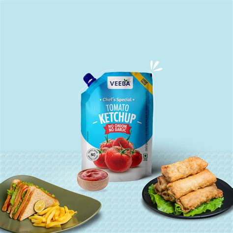 VEEBA CHEF'S SPECIAL TOMATO KETCHUP NO ONION NO GARLIC (900g)