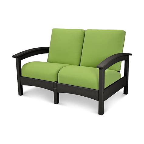 Trex Outdoor Furniture Rockport Outdoor Loveseat Cushion(S) Frame in ...