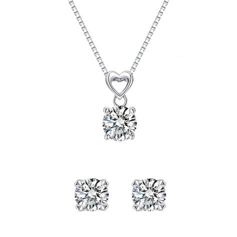 Shining Diva Fashion Platinum Plated Solitaire Diamond Pendant Necklace ...