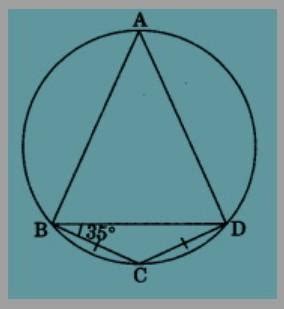 in the given figure, ABCD is a cyclic quadrilateral in which BC=CD and ...